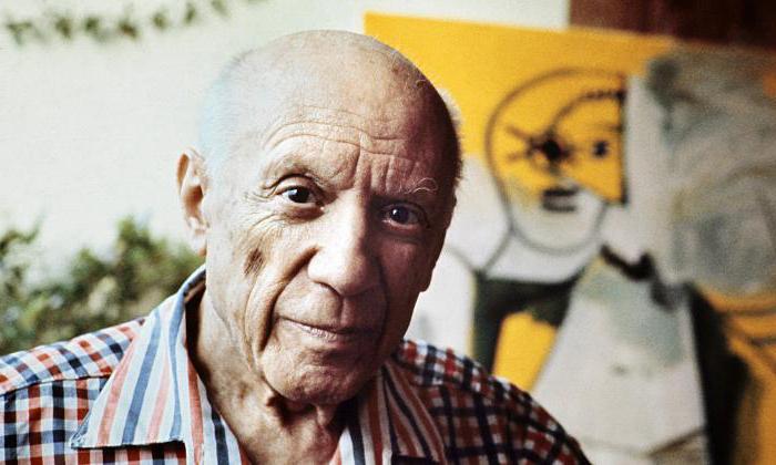 Pablo Picasso: çalışıyor.